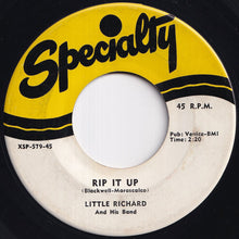 画像をギャラリービューアに読み込む, Little Richard And His Band - Rip It Up / Ready Teddy (7 inch Record / Used)
