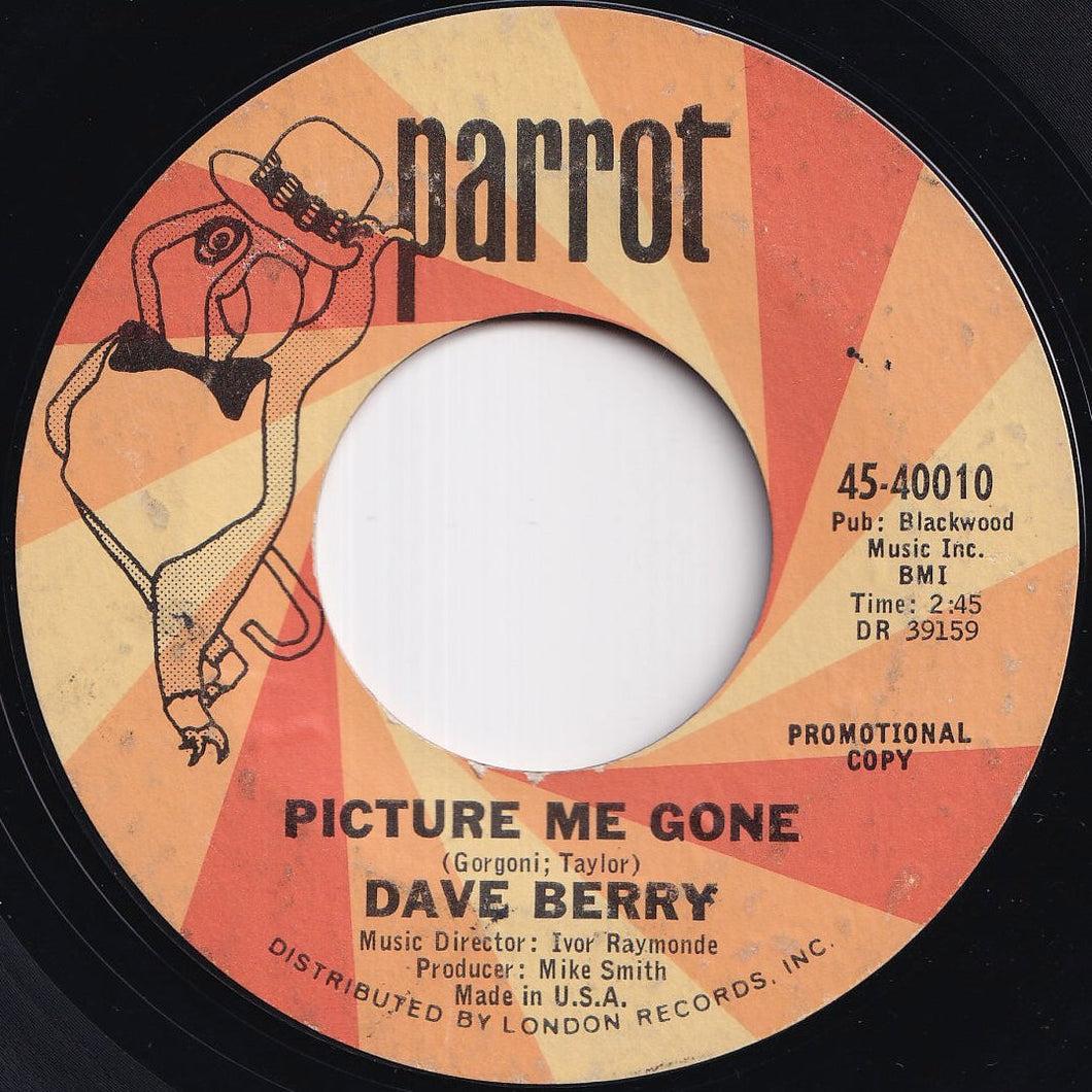 Dave Berry - Picture Me Gone / Baby's Gone (7 inch Record / Used)