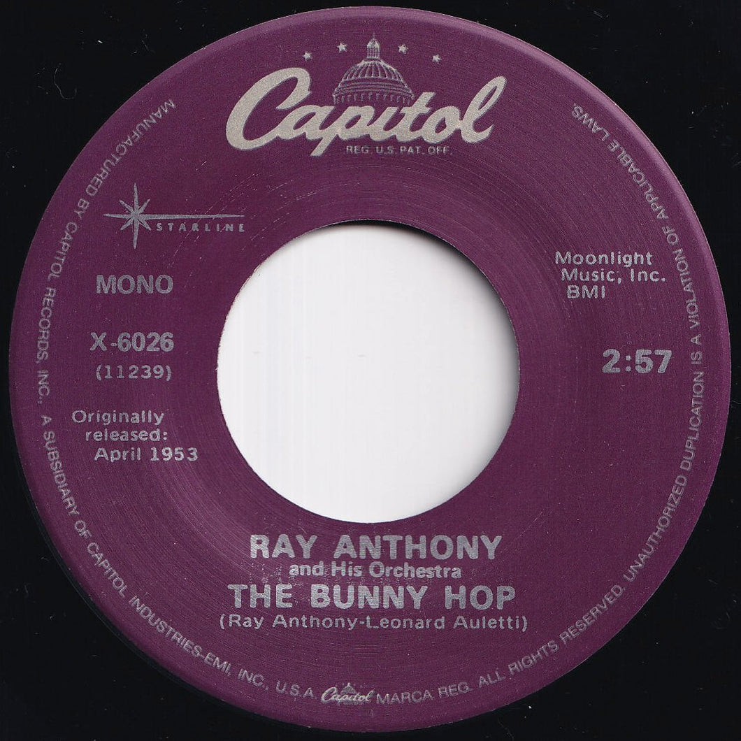 Ray Anthony And His Orchestra - The Bunny Hop / The Hokey Pokey (7 inch Record / Used)