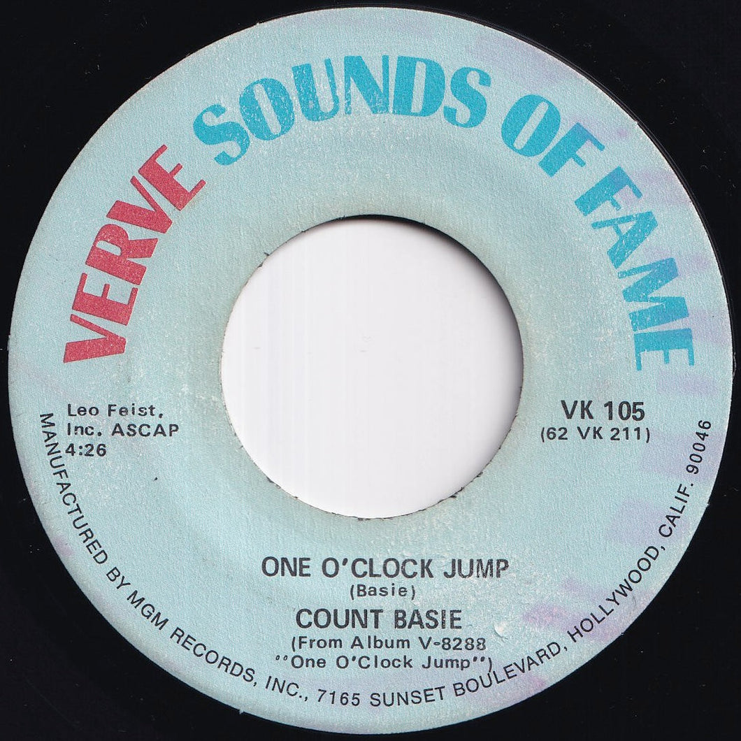 Count Basie - One O'Clock Jump / April In Paris (7 inch Record / Used)