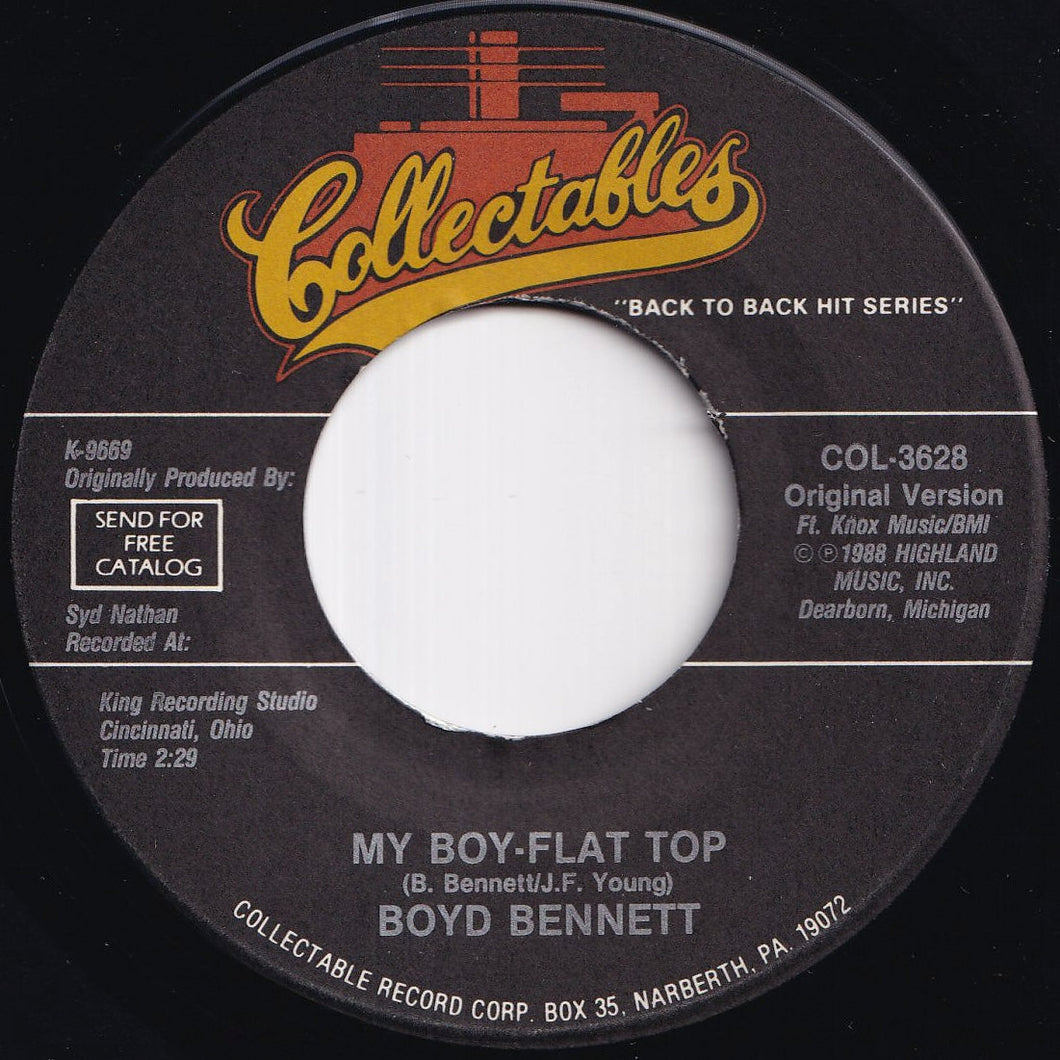 Boyd Bennett - My Boy-Flat Top / Seventeen (7 inch Record / Used)