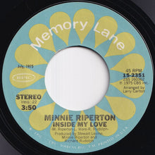 画像をギャラリービューアに読み込む, Minnie Riperton - Lovin&#39; You / Inside My Love (7 inch Record / Used)
