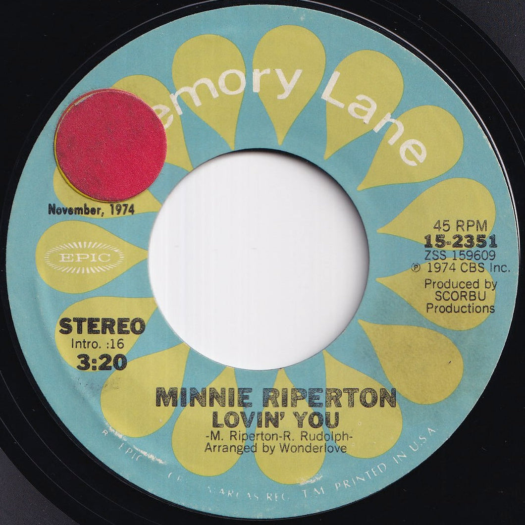 Minnie Riperton - Lovin' You / Inside My Love (7 inch Record / Used)