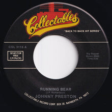 画像をギャラリービューアに読み込む, Johnny Preston - Running Bear / Feel So Fine (7 inch Record / Used)
