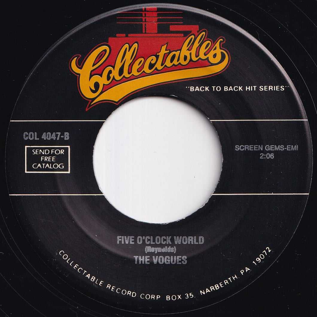 Vogues - Five O'Clock World / You're The One (7 inch Record / Used)