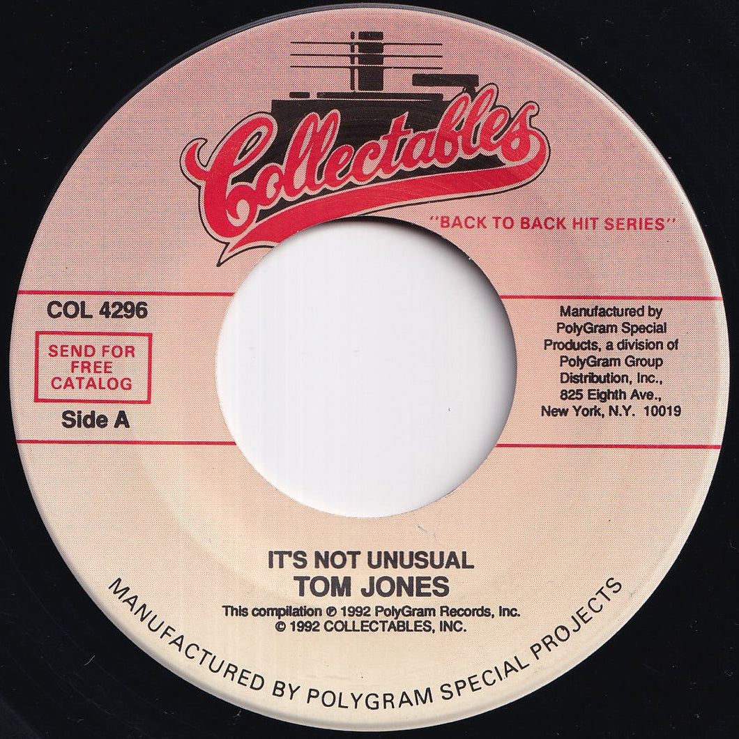 Tom Jones - It's Not Unusual / What's New Pussycat (7 inch Record / Used)