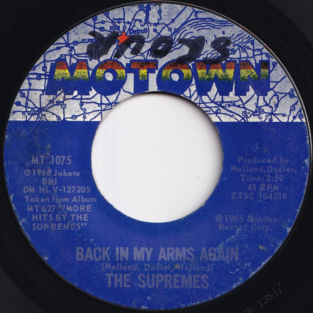 Supremes - Back In My Arms Again / Whisper You Love Me Boy (7 inch Record / Used)