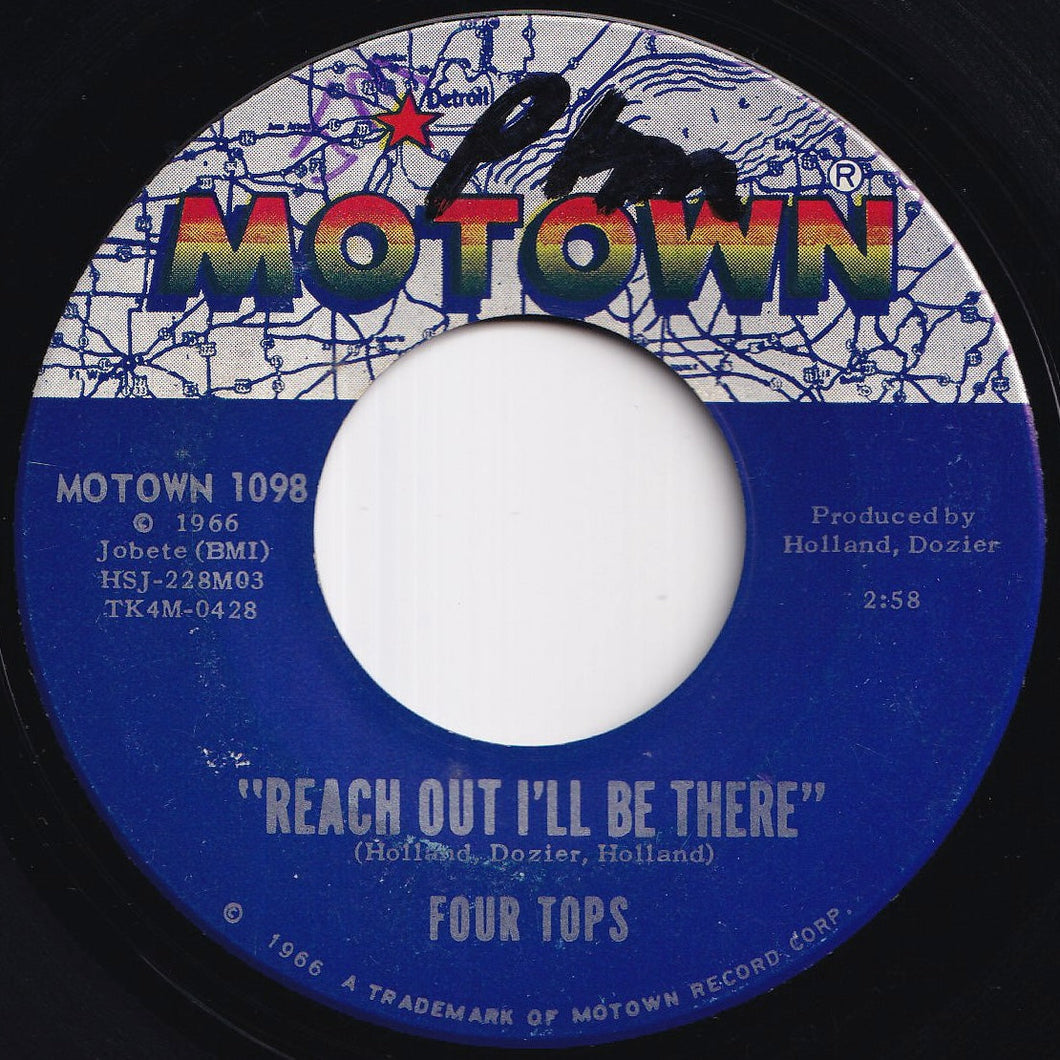 Four Tops - Reach Out I'll Be There / Until You Love Someone (7 inch Record / Used)