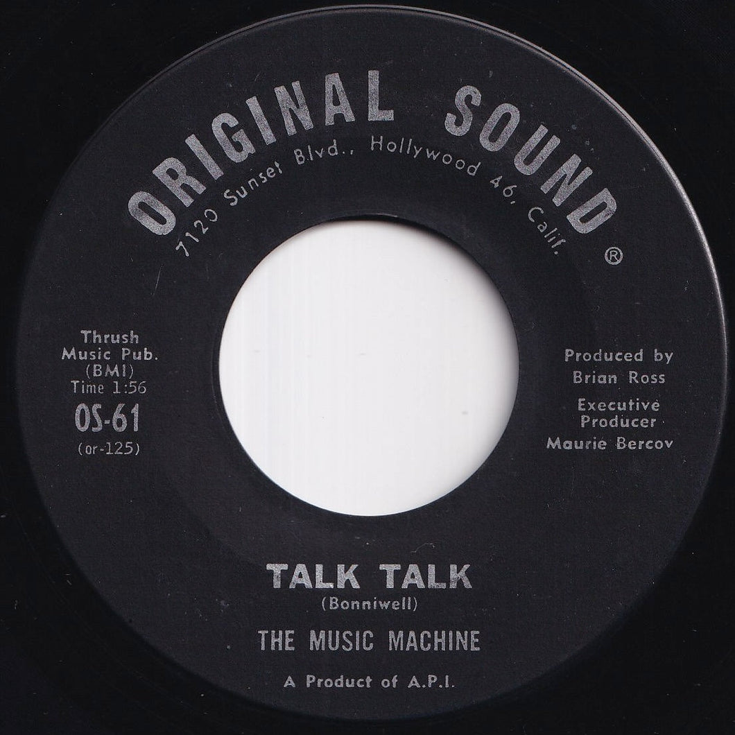 Music Machine - Talk Talk / Come On In (7 inch Record / Used)