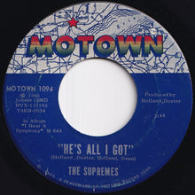 画像をギャラリービューアに読み込む, Supremes - Love Is Like An Itching In My Heart / He's All I Got (7 inch Record / Used)
