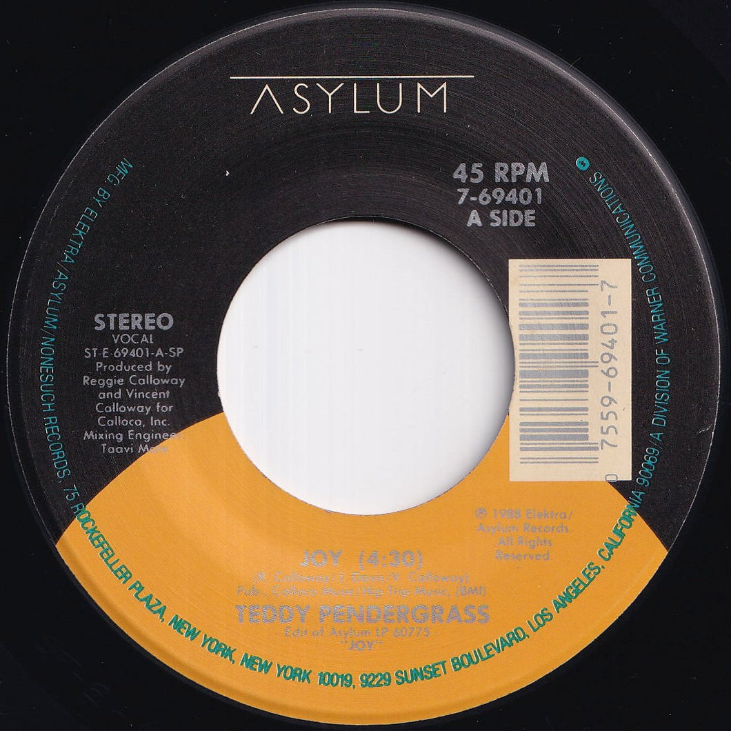 Teddy Pendergrass - Joy / Let Me Be Closer (7 inch Record / Used)
