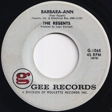 画像をギャラリービューアに読み込む, Regents - Barbara-Ann / I&#39;m So Lonely (7 inch Record / Used)
