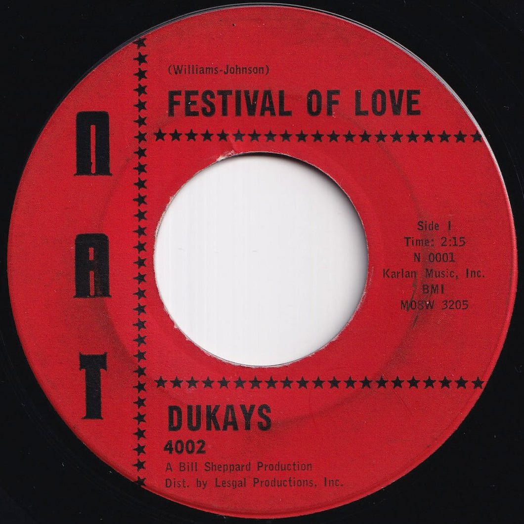 Dukays - Festival Of Love / Nite Owl (7 inch Record / Used)