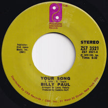 Load image into Gallery viewer, Billy Paul - Me And Mrs. Jones / Your Song (7 inch Record / Used)
