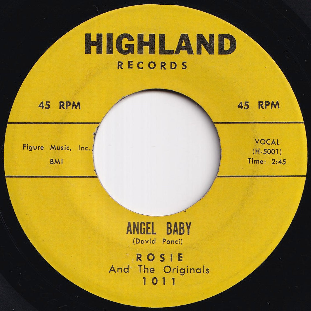 Rosie And The Originals - Angel Baby / Give Me Love (7 inch Record / Used)
