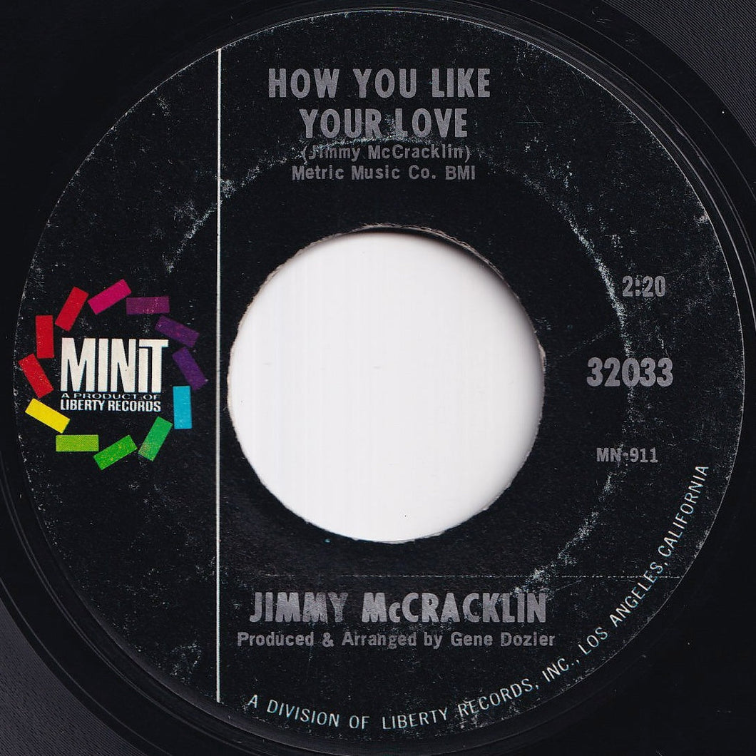 Jimmy McCracklin - Get Together / How You Like Your Love (7 inch Record / Used)