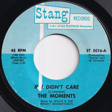 画像をギャラリービューアに読み込む, Moments - If I Didn&#39;t Care / You Make Me Feel Good (7 inch Record / Used)
