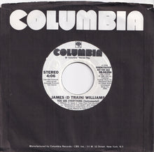 画像をギャラリービューアに読み込む, James (D Train) Williams - You Are Everything / (Instrumental) (7 inch Record / Used)

