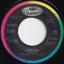 Load image into Gallery viewer, O&#39;Bryan - Lovelite / (Instrumental) (7 inch Record / Used)
