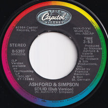 Load image into Gallery viewer, Ashford &amp; Simpson - Solid / (Dub Version) (7 inch Record / Used)
