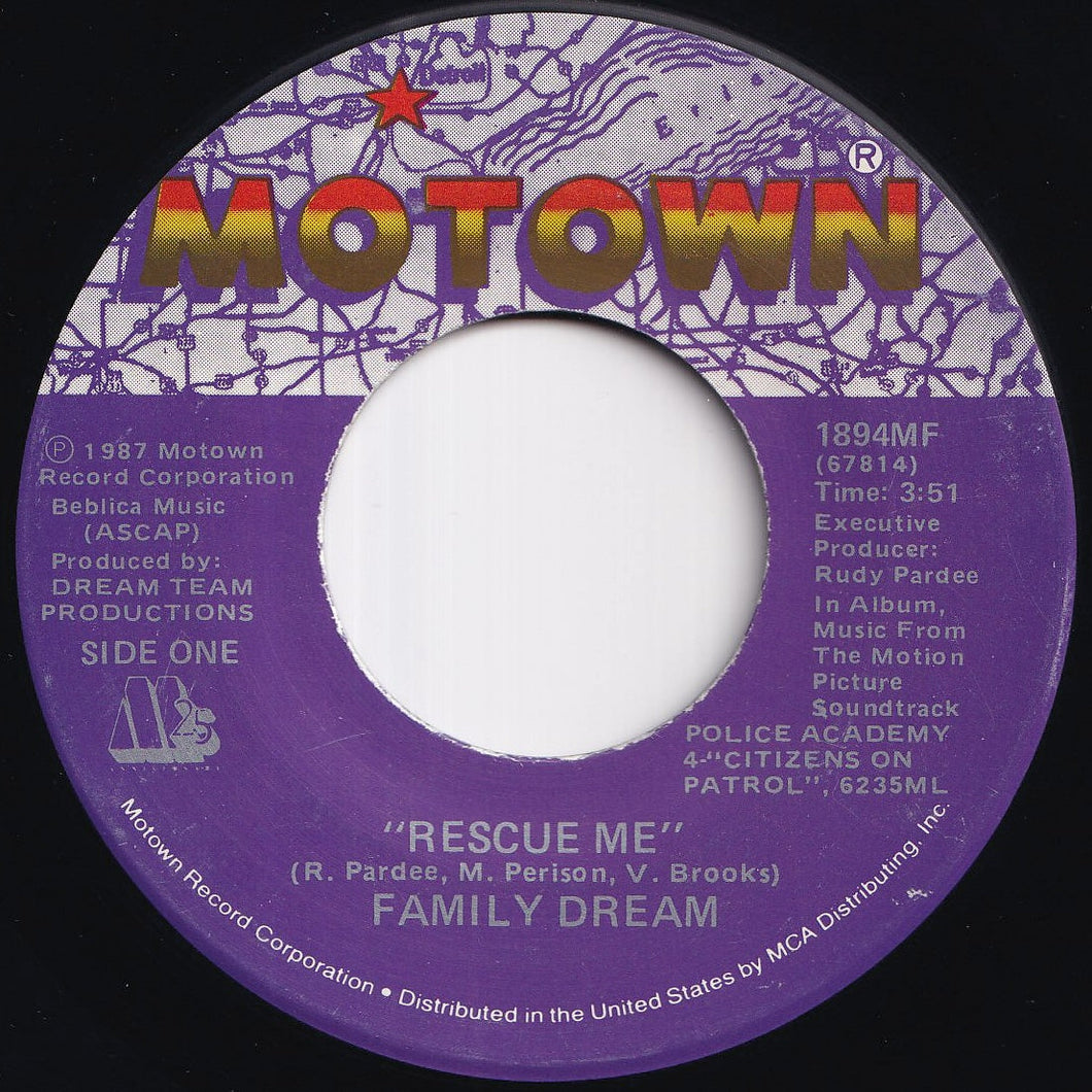 Family Dream - Rescue Me / (Instrumental) (7 inch Record / Used)