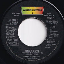 画像をギャラリービューアに読み込む, Spyder Turner - Only Love (Stereo) / (Mono) (7 inch Record / Used)

