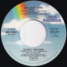 画像をギャラリービューアに読み込む, Bobby Brown - On Our Own (With Rap) / (Without Rap) (7 inch Record / Used)
