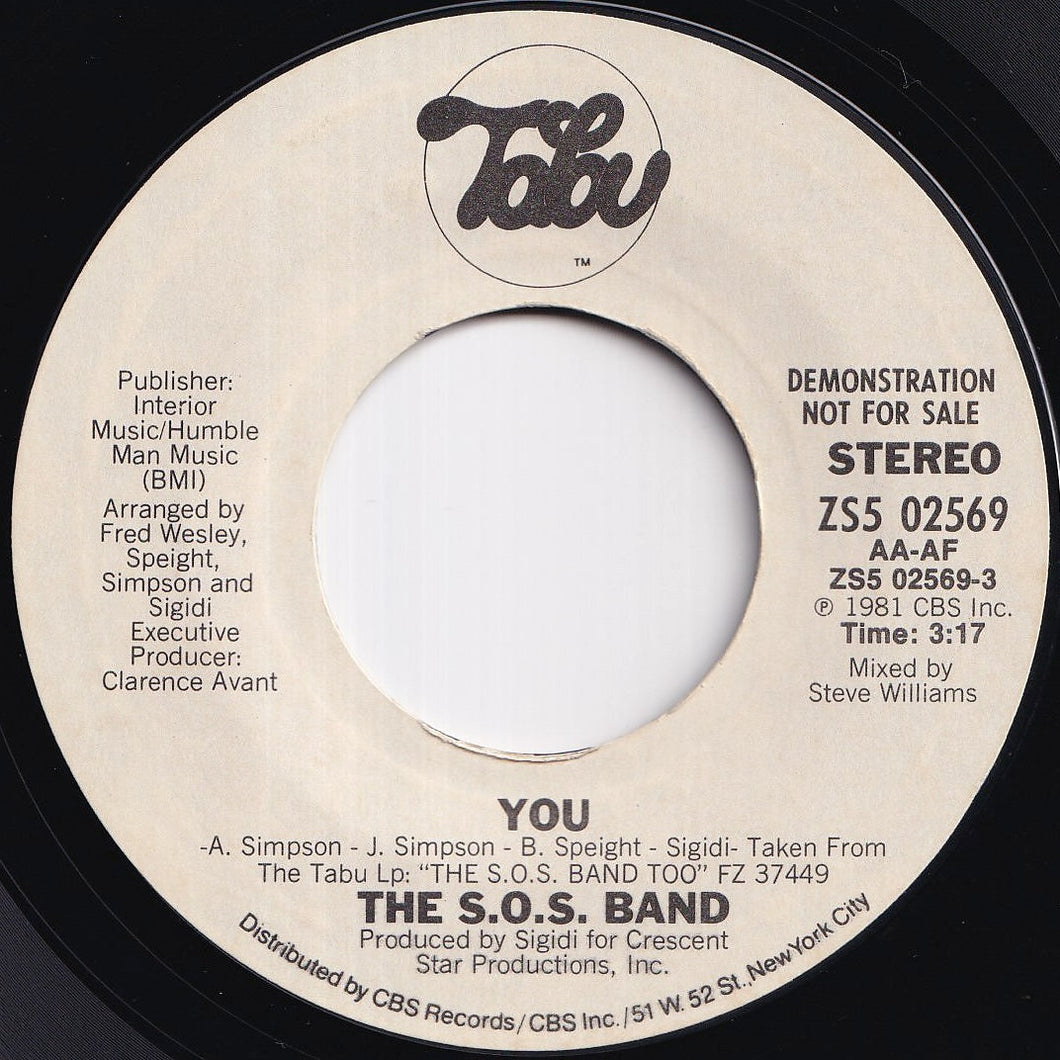S.O.S. Band - You / You (7 inch Record / Used)