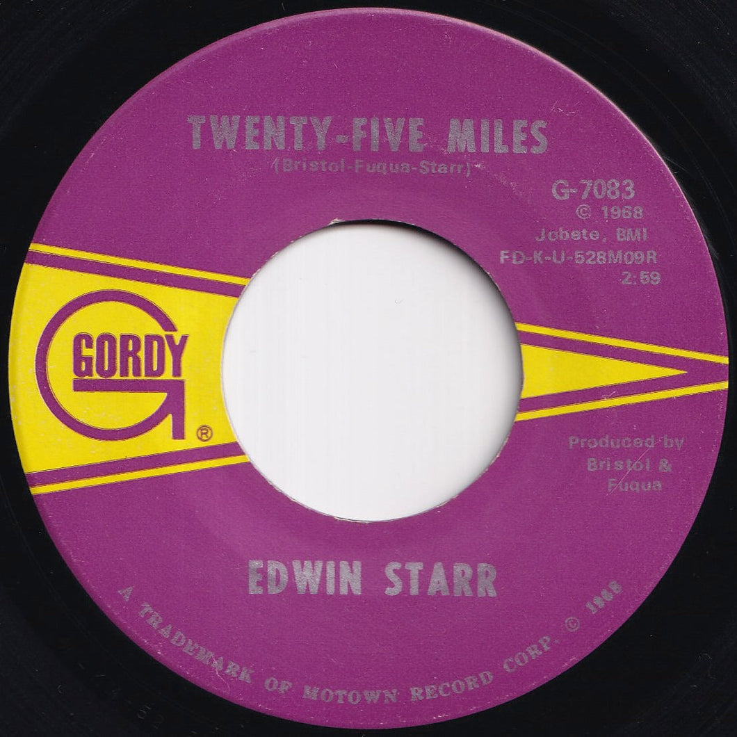 Edwin Starr - Twenty-Five Miles / Love Is My Destination (7 inch Record / Used)