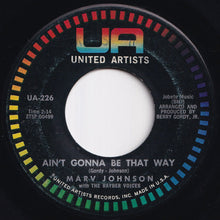 画像をギャラリービューアに読み込む, Marv Johnson - Ain&#39;t Gonna Be That Way / All The Love I&#39;ve Got (7 inch Record / Used)
