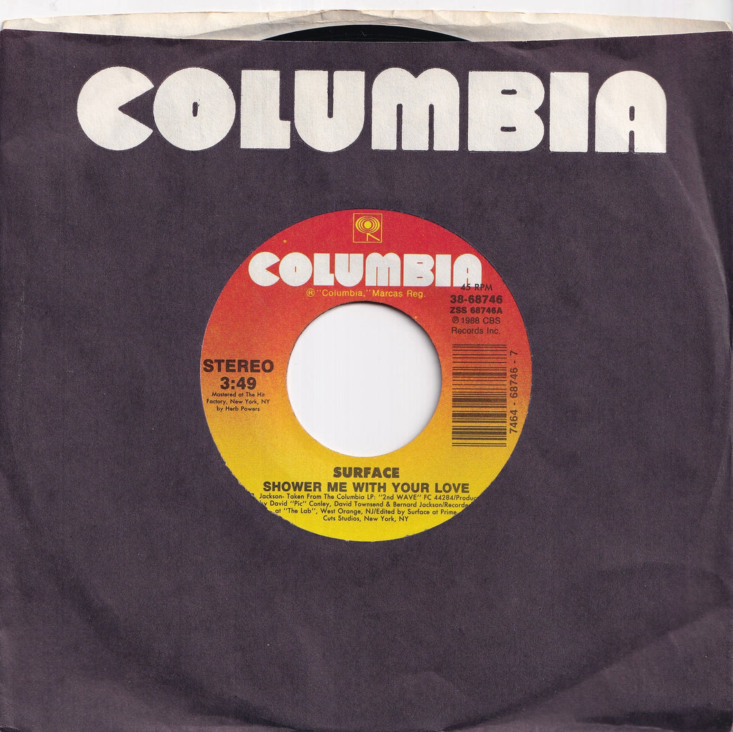 Surface - Shower Me With Your Love / (Instrumental) (7 inch Record / Used)