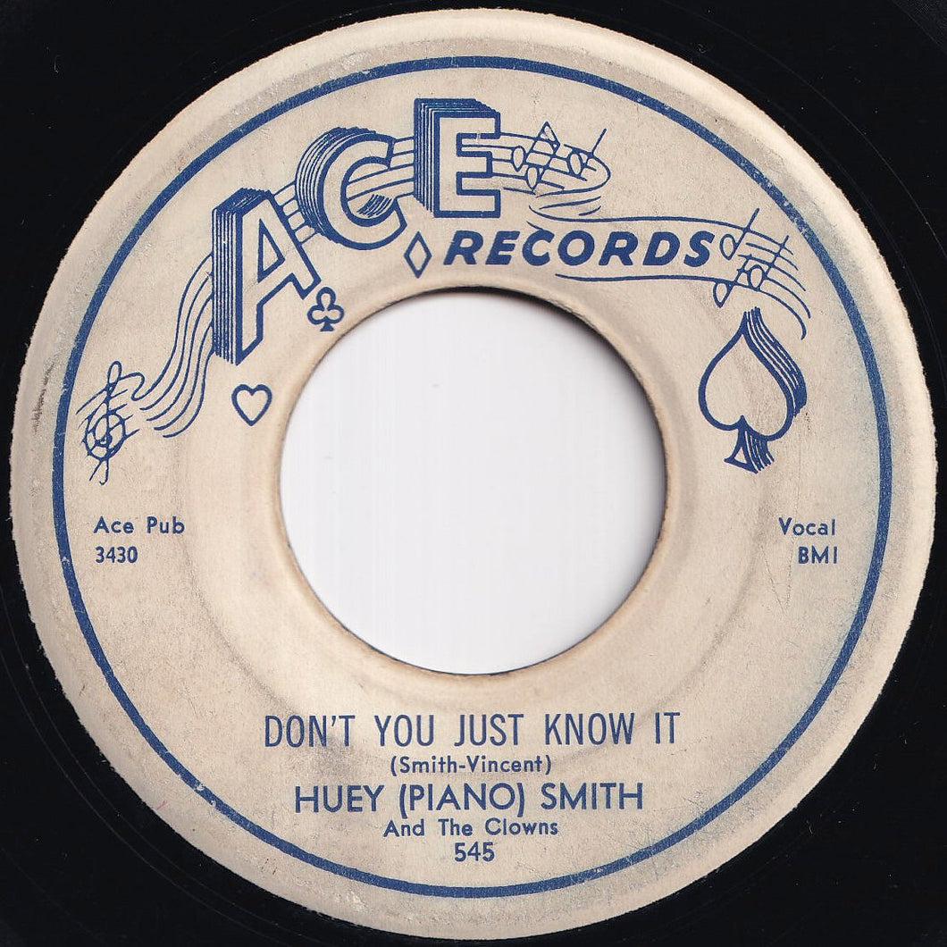Huey (Piano) Smith And The Clowns - Don't You Just Know It / High Blood Pressure (7 inch Record / Used)