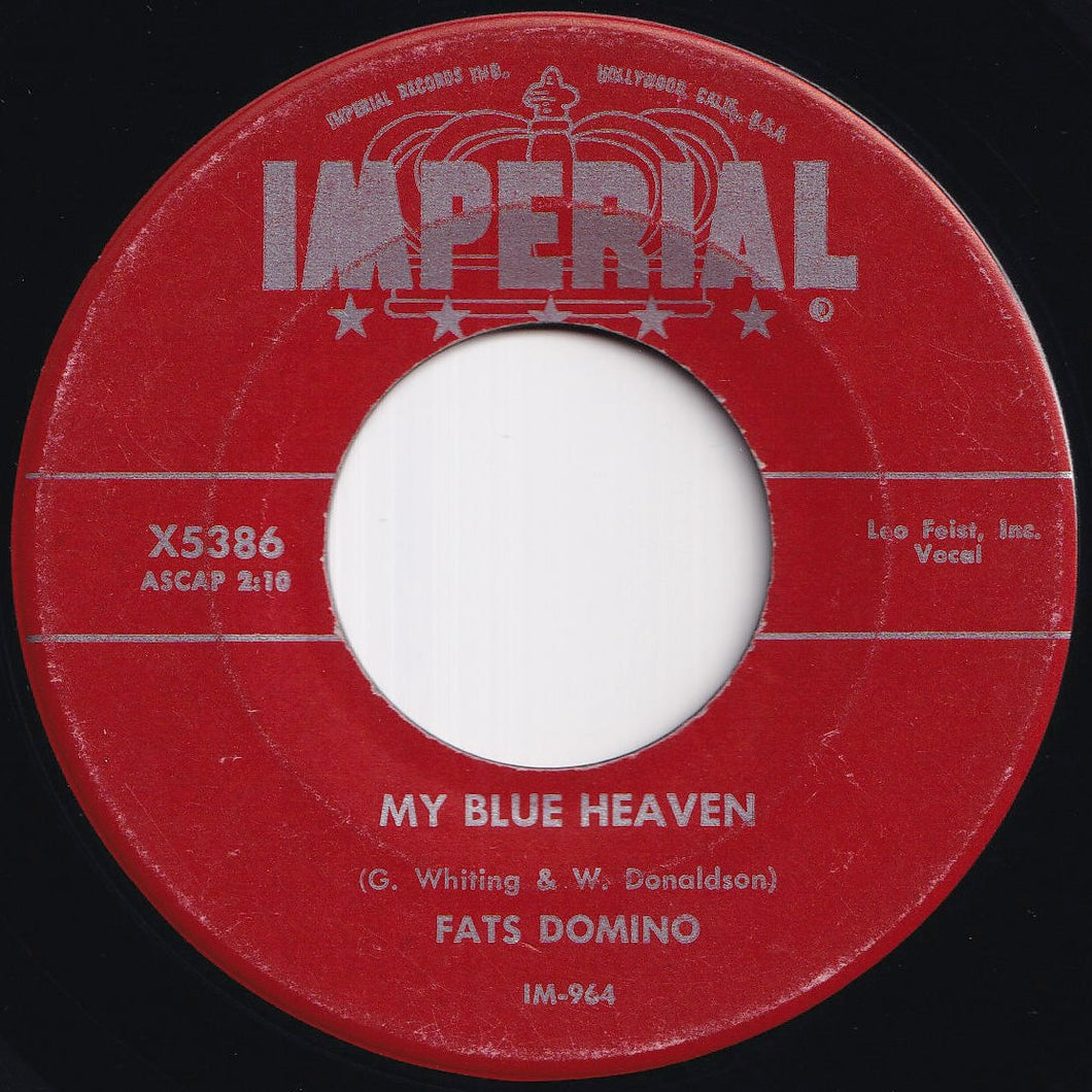 Fats Domino - My Blue Heaven / I'm In Love Again (7 inch Record / Used)
