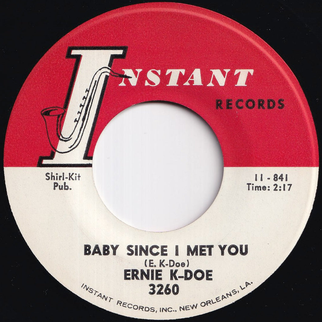 Ernie K-Doe - Baby Since I Met You / Sufferin´ So (7 inch Record / Used)