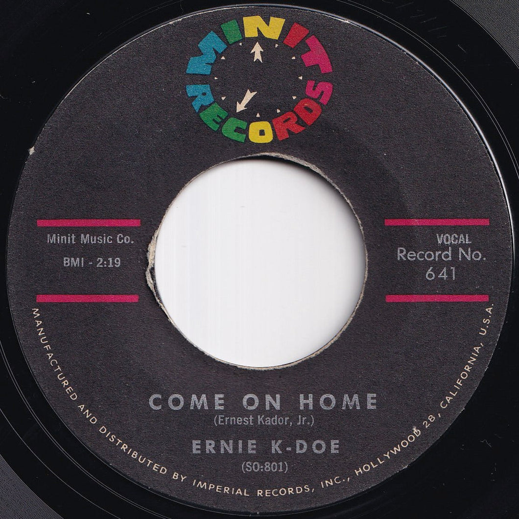 Ernie K-Doe - Come On Home / Popeye Joe (7 inch Record / Used)