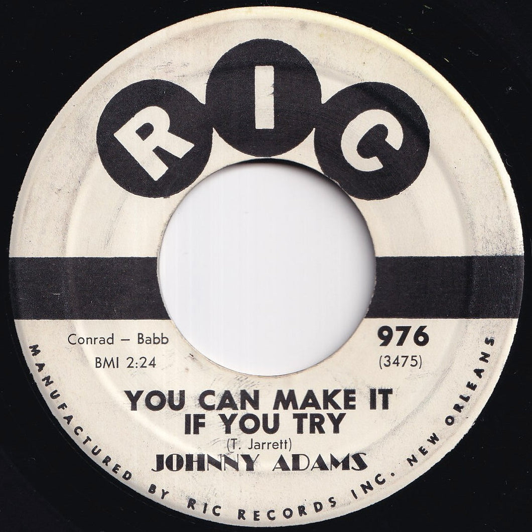 Johnny Adams - You Can Make It If You Try / Closer To You (7 inch Record / Used)