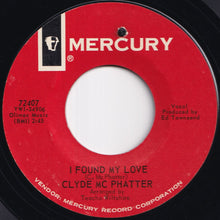 画像をギャラリービューアに読み込む, Clyde McPhatter - Crying Won't Help You Now / I Found My Love (7 inch Record / Used)
