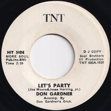 画像をギャラリービューアに読み込む, Don Gardner - Let's Party / Let's Party (7 inch Record / Used)
