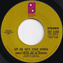 画像をギャラリービューアに読み込む, Harold Melvin And The Blue Notes - If You Don't Know Me By Now / Let Me Into Your World (7 inch Record / Used)
