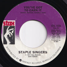 画像をギャラリービューアに読み込む, Staple Singers - Respect Yourself / You've Got To Earn It (7 inch Record / Used)
