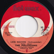 画像をギャラリービューアに読み込む, Politicians - Free Your Mind (Instrumental) / Love Machine (Instrumental) (7 inch Record / Used)
