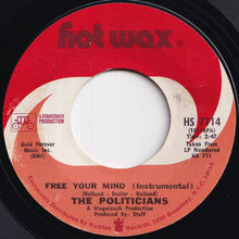 画像をギャラリービューアに読み込む, Politicians - Free Your Mind (Instrumental) / Love Machine (Instrumental) (7 inch Record / Used)
