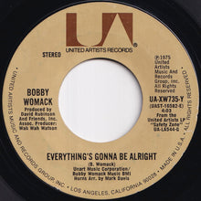 画像をギャラリービューアに読み込む, Bobby Womack - Everything's Gonna Be Alright / Where There's A WIll, There's A Way (7 inch Record / Used)
