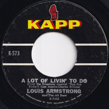 画像をギャラリービューアに読み込む, Louis Armstrong - Hello, Dolly! / A Lot Of Livin' To Do (7 inch Record / Used)
