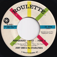 Load image into Gallery viewer, Joey Dee &amp; The Starliters - Peppermint Twist (Part 1) / (Part 2) (7 inch Record / Used)
