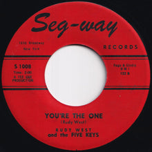 画像をギャラリービューアに読み込む, Rudy West, Five Keys - Out Of Sight Out Of Mind / You're The One (7 inch Record / Used)
