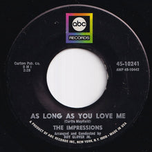 画像をギャラリービューアに読み込む, Impressions - Gypsy Woman / As Long As You Love Me (7 inch Record / Used)
