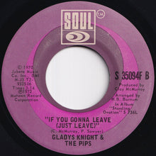 画像をギャラリービューアに読み込む, Gladys Knight - Help Me Make It Through The Night / If You Gonna Leave (Just Leave) (7 inch Record / Used)

