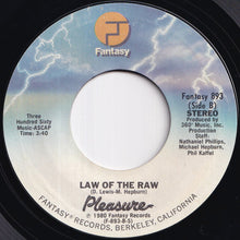 画像をギャラリービューアに読み込む, Pleasure - Yearnin' Burnin' / Law Of The Raw (7 inch Record / Used)
