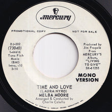 画像をギャラリービューアに読み込む, Melba Moore - Time And Love (Stereo) / (Mono) (7 inch Record / Used)
